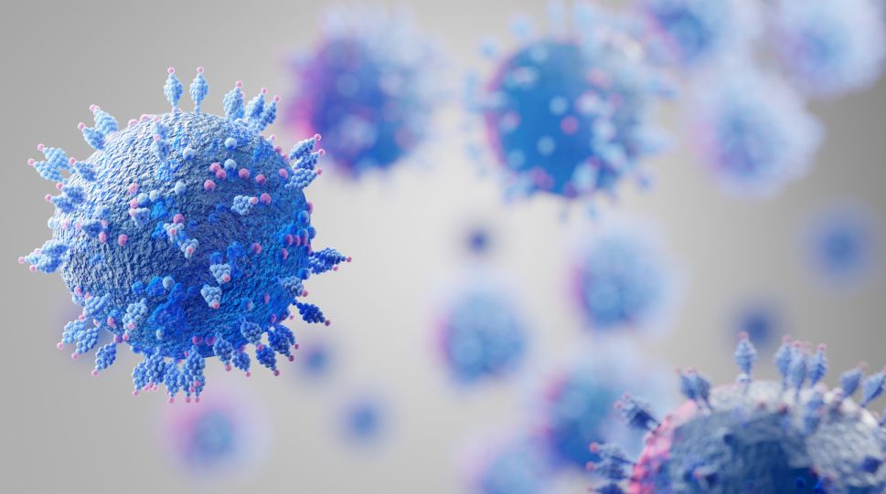 virus | bleu | Omicron | pandémie | mutation | Covid